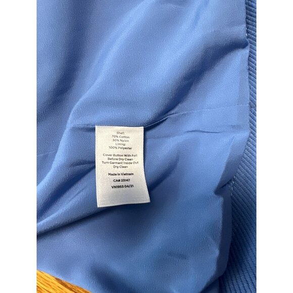 Talbots Plus Long Sleeve Button Up Military Design Jacket Size18W - Picture 6 of 8